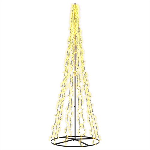  LED božićno drvce 540 LED lampica Topla bijela Čelik Slike