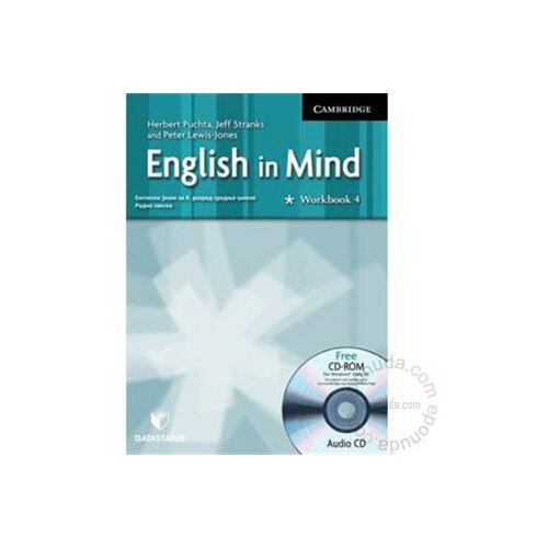 Data Status English in Mind 4 Workbook engleski jezik za 4. razred osnovne škole, radna sveska + Audio Cd knjiga Slike
