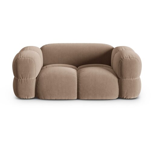 Cosmopolitan Design Rjava žametna sedežna garnitura 180 cm Loretto – Cene