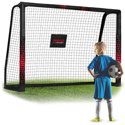  Nogometni gol 180 x 120 x 60 cm ns-463 crno-crveni Cene
