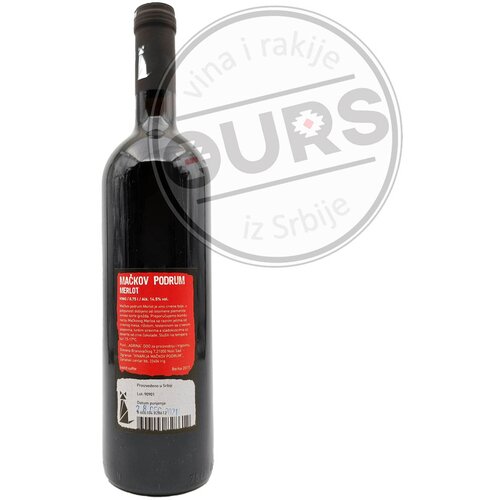Mačkov Podrum merlot 0,75L Slike