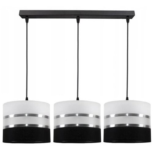  Luster na sajli CORAL 3xE27/60W/230V crno-bela Cene