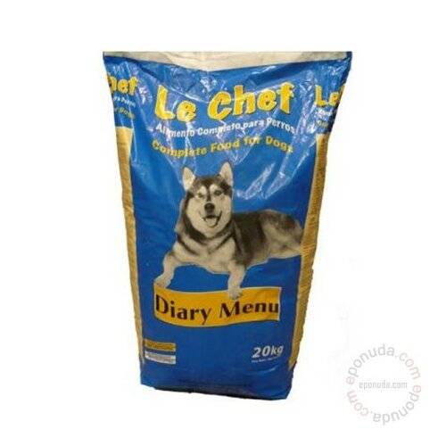 Le Chef Dog Diary Menu, 20 kg Slike