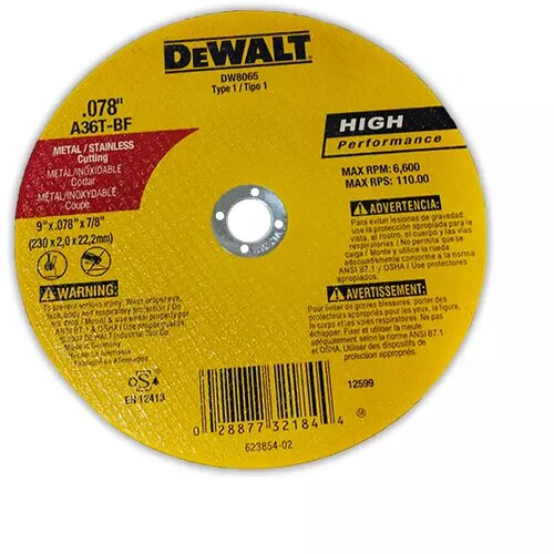 Dewalt brusna ploča  230mm debljina 2mm Cene