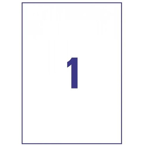 Avery Zweckform Etikete za označevanje, vodoodporne 210 x 297 mm, 20/1 Slike