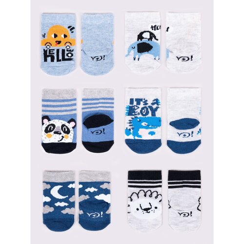 Yoclub Kids's Boys Cotton Socks 6-Pack SKA-0123C-AA00 Cene