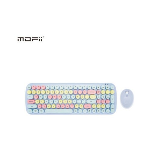 MOFII Mofil Candy set tastatura i miš u šareno plavoj boji ( SMK-646390AGLB ) Cene