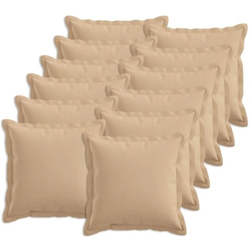  Presvlaka za jastuk 12 kom. HOUTEN Krem 45 x 45 cm Umjetni lan - Krem 45 x 45 cm 12 Cijene