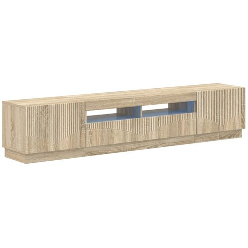  5-dijelni LED TV ormarić Hrast sonoma Konstruirano drvo - Hrast sonoma 100 cm Cene