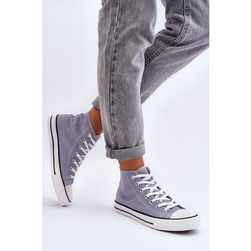 Boto Women's Classic High Top Sneakers Gray Remos Cene