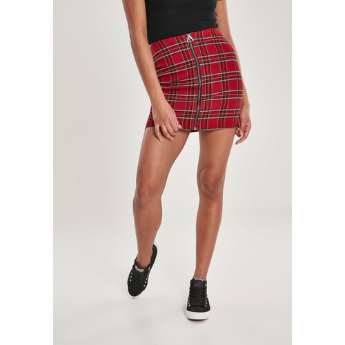UC Ladies Women&amp;#039;s short plaid skirt red/bl Slike