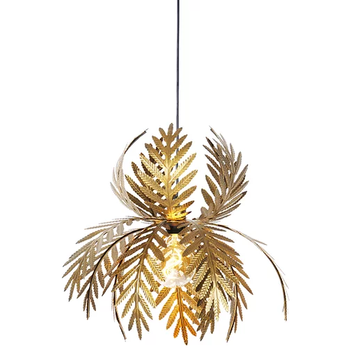 QAZQA Vintage viseča svetilka zlata - Botanica