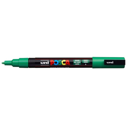 POSCA Uni flomaster; konica 0,9-1,3 mm; zelen, (21290525) Cene