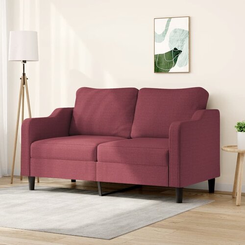  Dvosjed od tkanine crvena boja vina 140 cm Cene