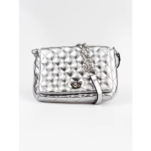 Shelvt Silver Small Quilted Women's Shelovet Handbag