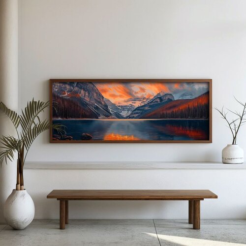 WALLXPERT FAH066-150 Multicolor Decorative Framed MDF Painting Cene