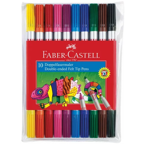 Faber-castell Flomastri Faber-Castell obojestranski, 10 kosov