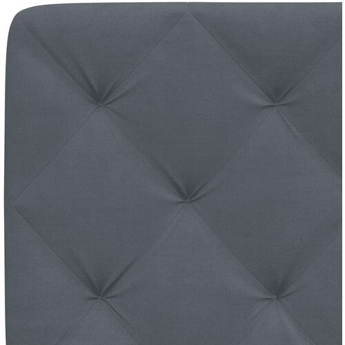 VidaXL Krevet s madracem tamnosivi 90x190 cm bar&amp;scaron;unasti Slike