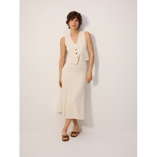 Reserved LADIES` SKIRT - krem Cijene