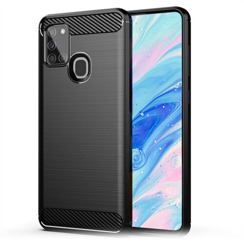 mobiline.si gumijasti / gel etui carbon za samsung galaxy A21s - črni Cene