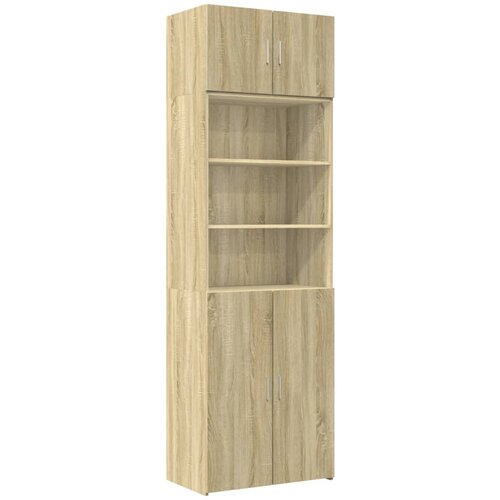 VidaXL Omara za shranjevanje sonoma hrast 70x42,5x225 cm inž. les, (21415303) Slike
