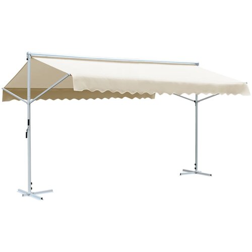  Samostojeća tenda 600 x 300 cm krem Cijene
