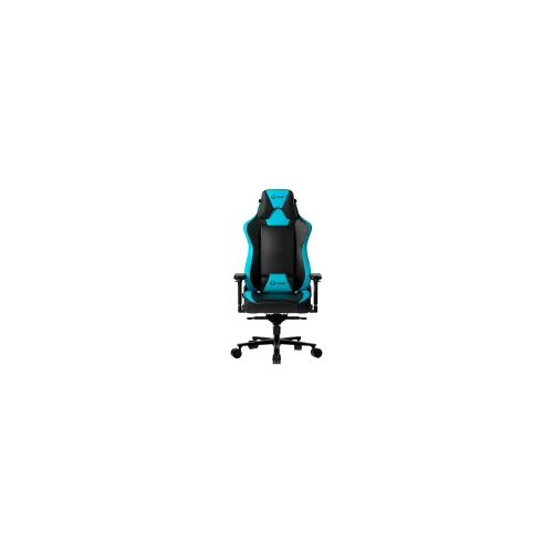 Lorgar Base 311, Gaming chair, PU eco-leather, 1.8 mm metal frame, multiblock mechanism, 4D armrests, 5 Star aluminium base, Class-4 gas lift, 75mm PU casters, Black + blue