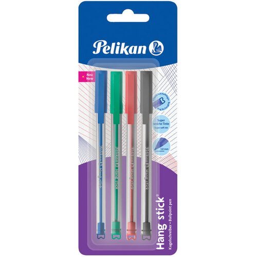 Olovka KEMIJSKA STICK K86 PK4 PELIKAN 820875 SORTIRANO BLISTER Cene