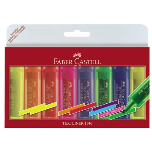 Faber-Castell Faber-Castell: Superfluorescentni textmarker set - 8 kom Cene