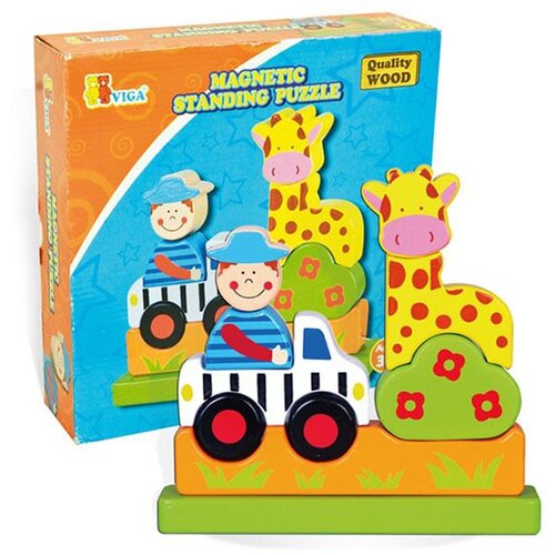 Viga Drvene igračke slagalica Zoo vrt 59702 7708 Cene