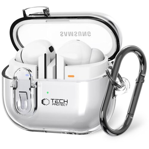 TECH-PROTECT OVITEK FLEXAIR CASE ZA SAMSUNG GALAXY BUDS 3/3 PRO CLEAR, (22006166) Cene