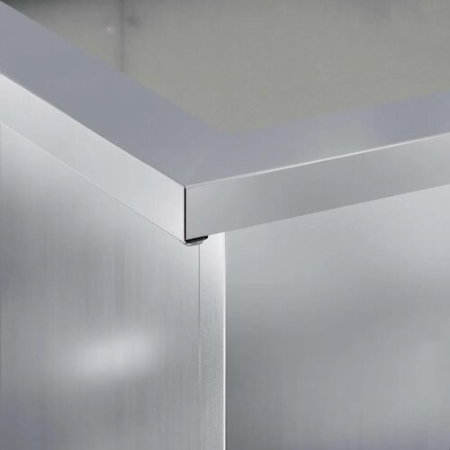 Vrtna posuda za sadnju s LED svjetlom Srebrna 30 x 60 x 30 cm - Pocinčani čelik 30 x 60 x 30 cm 1 Slike