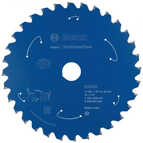 Bosch expert for stainless steel list kružne testere za akumulatorske testere 150x1.6/1.3x20 T32 2608644532 Cene