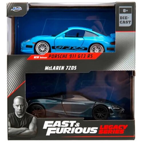 Jada Toys smrtonosna brzina: porsche 911 GT3 rs i mclaren 720S set od 2 komada u mjerilu 1/32 - Cijene