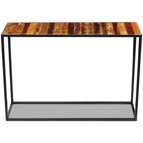  Konzolni stol od masivnog obnovljenog drva 110 x 35 x 76 cm Slike