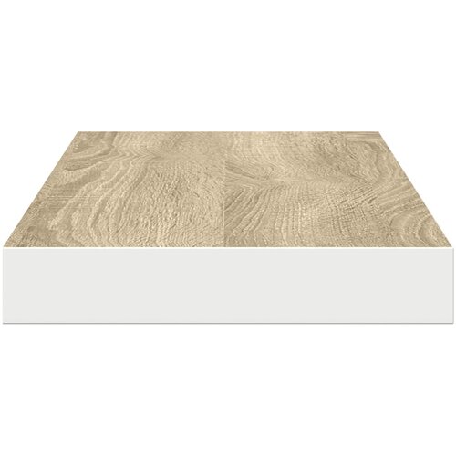  Plutajuće zidne police 4 kom hrast i bijele 90x23,5x3,8 cm MDF Slike