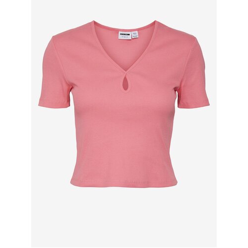 Noisy May Coral Women's Basic T-Shirt Maya - Women Cene
