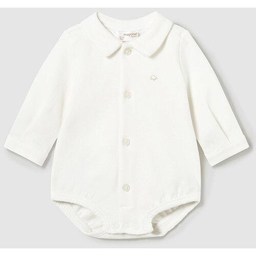 Mayoral bodi z dolgimi rokavi shirt natural Cene