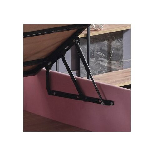Hanah home Podloga za krevet Pinky, 120x38x200 cm, Roza Slike