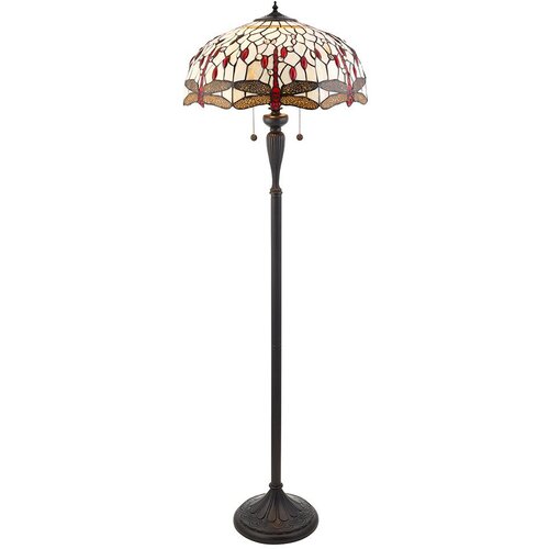  endon 70940 - podna lampa tiffany dragonfly 2xE27/60W/230V prečnik 50 cm Cene