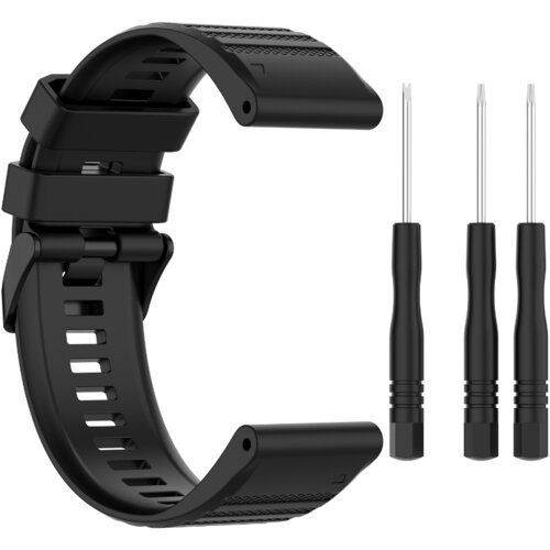 INF Pa&scaron;ček za uro Garmin Fenix 7/6/5 Black, (21235531) Cene