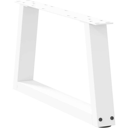  Noge blagovaonskog stola V-oblika 2 kom bijele 50x(30-31 3) cm Slike