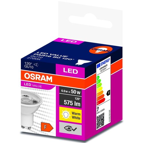 Osram sijalica led GU10 100 6.9W ww 2700K toplo bela Cene