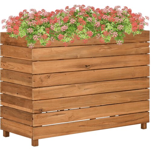 Furnova Visoka greda 100x40x72 cm reciklirana tikovina in jeklo, (21921205) Cene