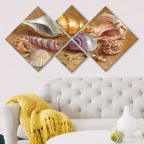 Wallity slika 4MDF118927342, 60x115 cm, 4 dijela Cene