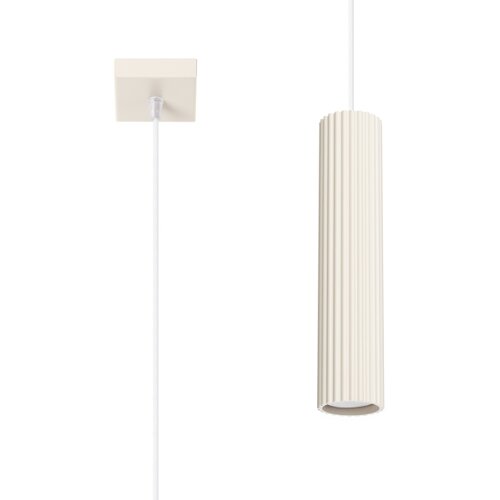 Sollux Lighting Sollux SL.1592 - Luster na sajli KARBON 1xGU10/10W/230V krem Slike