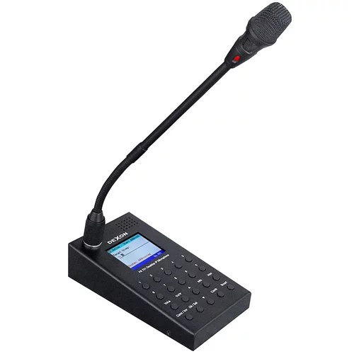 DEXON Particijski IP mikrofon z inteligentnim nadzorom PA 701, (20763302)