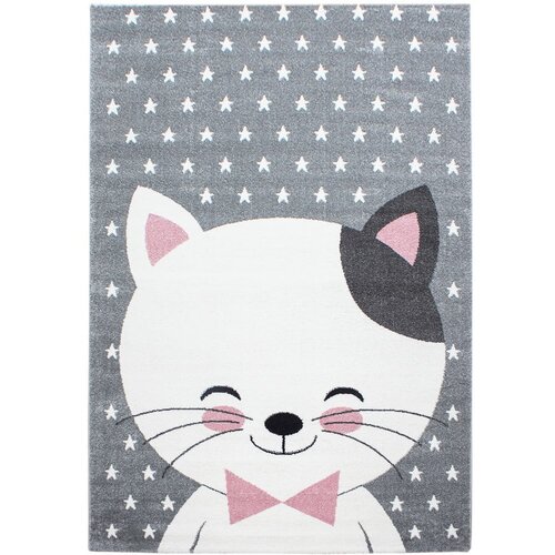 Ayyildiz Carpets Rožnata/siva otro&amp;scaron;ka preproga 80x150 cm Kids &amp;ndash; Slike