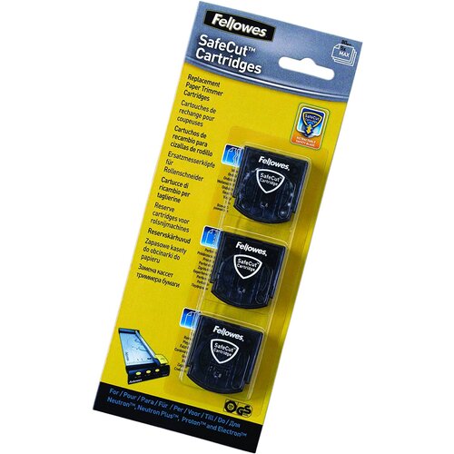 Fellowes SafeCut nadomestna rezila, 3 izvedbe za Neutron, Neutron Plus, Proton in Electron rezalnike Slike