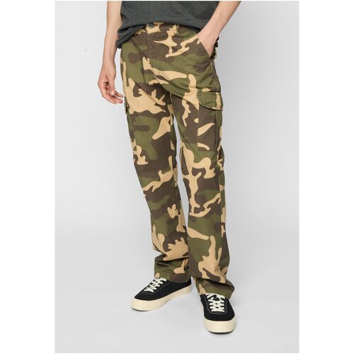 Urban Classics Men&amp;#039;s Straight Leg Camo Cargo Forest/Camouflage Pants Slike